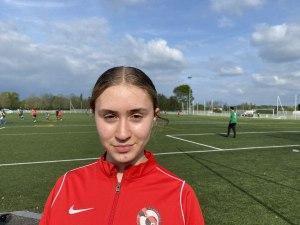 Milena Alisa, capitaine des U13 féminines de l'AS Musau